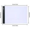 Light Box Drawing A4 LED Light Pad,Ultra-Thin Adjustable Brightness Light Box,Rechargeable Light Up Tracing Pad,Light Pad for Diamond Painting