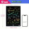 12 Inch LCD Writing Tablet Electronic Handwriting Drawing Board Digital Graphic Doodle Pad Educational Toy for Kids