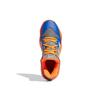 Adidas Harden Stepback 1 Round Toe Lace-Up Shock Absorption Non-Slip Wear-Resistant Mid-Top Basketball Shoes Men Sneakers Orange White Blue FW8483