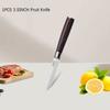 WXCOO Professional Kitchen Knives Fruit Slicing Stainless Steel Vegetable Cutter Utility Knife Japanese Chef Knife Wooden Handle