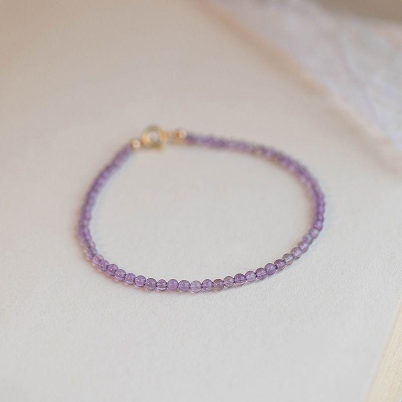 

Аметист и Зеленый Циркон Ожерелье из Бусин – Дизайнерский Стиль, Идеальный Подарок для Лучшей Подруги