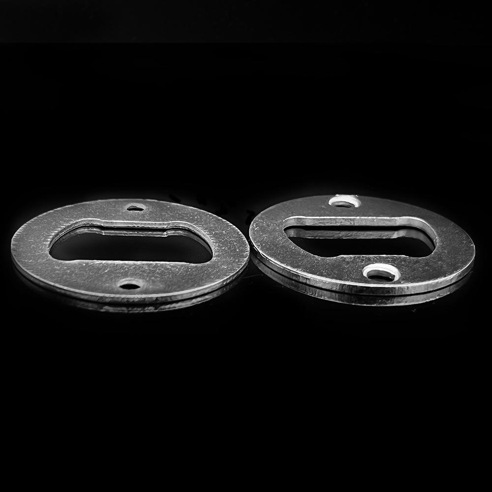 Wall-Mounted Iron Bottle Opener with Round Magnet Accessory