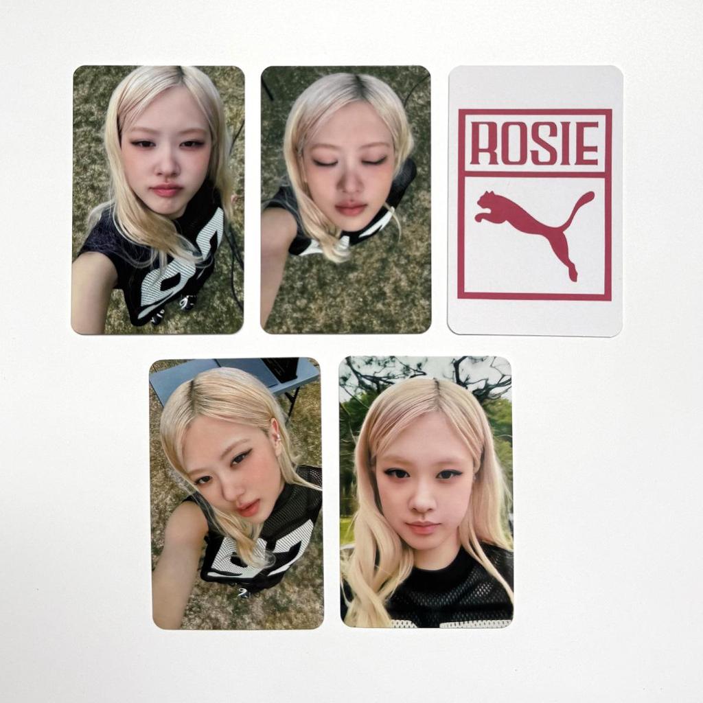 ROSE (Park Chae Young) x PUMA Collaboration Photo Cards - ROSÉ Merchandise