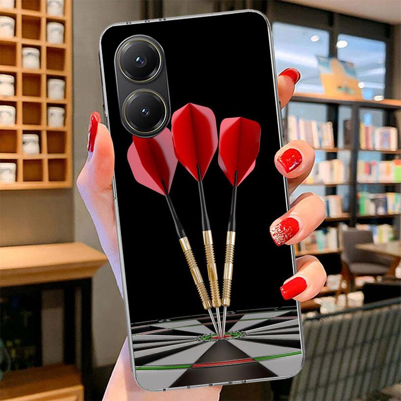

Darts Aesthetics Wire Target Phone Case For Xiaomi Poco F7 Ultra X7 X6 X5 Pro M7 Redmi 15C 15 13C 13 12C 12 10C 10 9A 9C 9T 9 Sh Xiaomi Poco X7