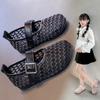 Fashion New Children's Sandals Summer Breathable Princess Shoes for Girls Simple Fashion Kids Causal Shoes Soft Soled Trend Versatile