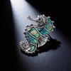Sea Horse Animal Brooch Pendant With Shell Necklace For Women