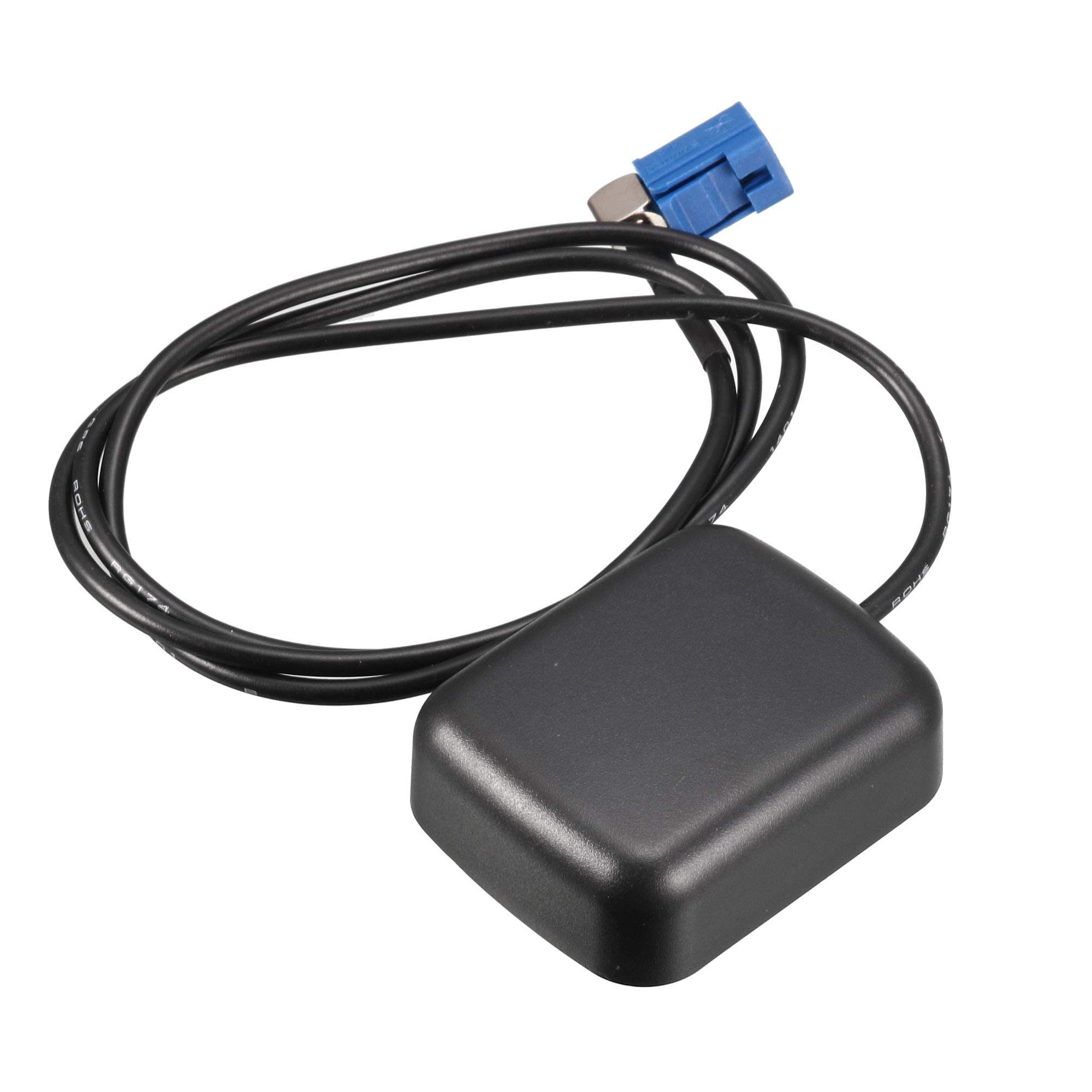 

uxcell GPS Active Antenna Fakra-C Plug 90 Degree 28dB Antenna Connector Cable with Magnetic Mount 0.75M Wire чорний