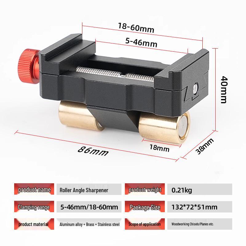 Adjustable Angle Roller Sharpener: Multi-functional, Quick Change, Mini Holder
