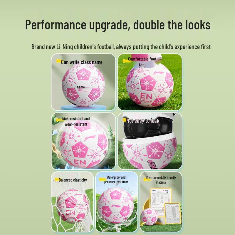 Li-Ning Youth Size 4 Football with Customizable Name Size 4