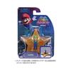 Sanei Boeki The Super Mario Galaxy Movie Mini Figure Luigi TSM2-07 with 3-Point Articulation and Star-Shaped Base