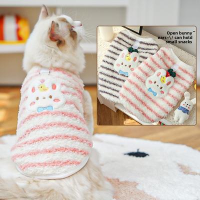 Katzen Teetassenhunde, Welpen, Kleine Welpen, Katzen, Herbst- und Winterflanell Warme Kleidung für haarlose Katzen für Haustiere