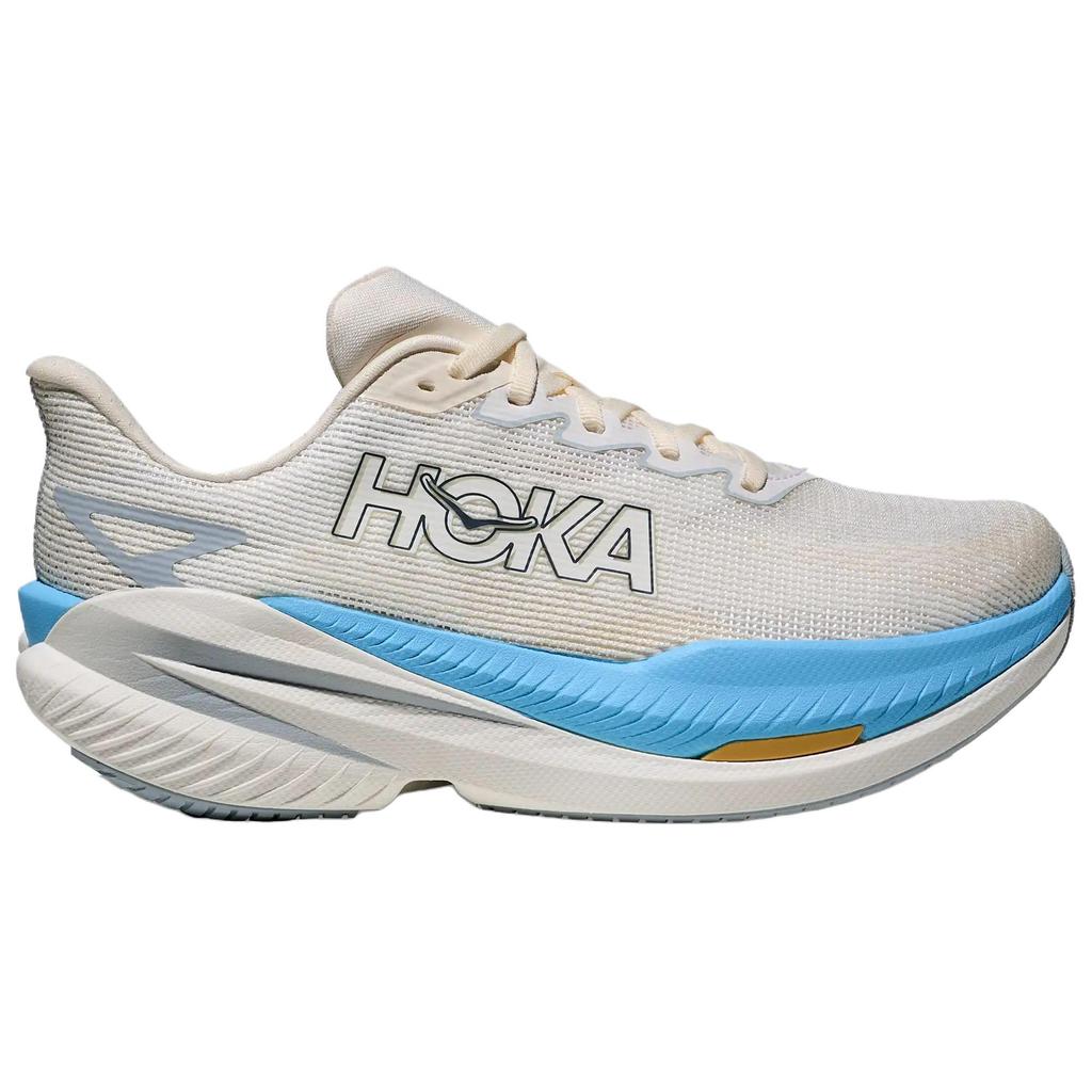 HOKA ONE ONE Mach X 3 Breathable Support Rebound Breathable Support Rebound Running Shoes Women's Beige White Blue 1168721-WBS