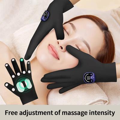 Hautstraffende EMS-Handschuhe - Mikrostrom Gesichts- & Körpertoning, Anti-Aging, 10 Modi 35 Stufen