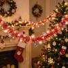 Glowing Light Christmas LED String Lights Santa Claus Xmas Tree Pendant  Home Decor