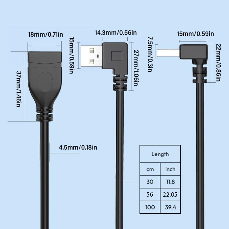 USB 3.0 Extension Cable USB Cable High Speed 3.0 USB Extender Cord Male To Female Data Transfer 5Gbps for Mouse