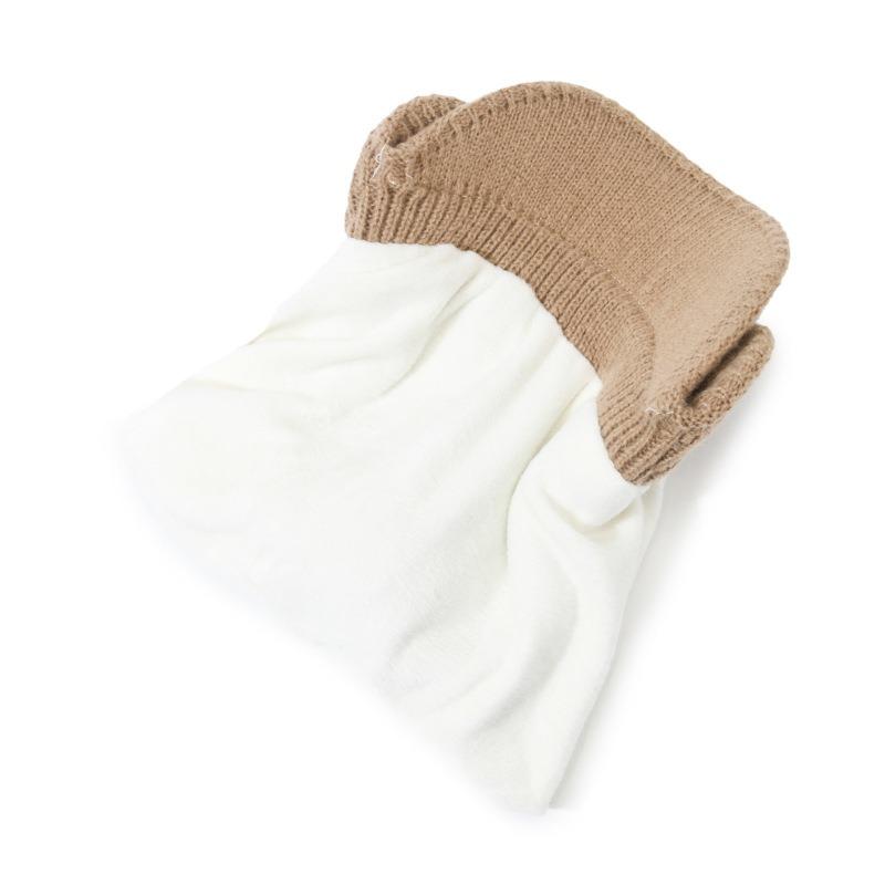 1Pc New Hat Winter Ear Protection Fleece Thermal Cotton Cold Autumn and Winter Foreign Style Knitted Fleece Wool Peaked Cap Women