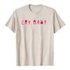 Vince Staples Cry Baby T-shirt Summer Short Sleeve Male Tshirts Unisex Streetwear Loose Fashion O-neck Graphic Merch Soft Mens