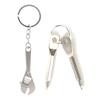 3Pcs Multifunctional Stainless Steel Car Keyring Outdoor Easily Slotted Screwdriver Function Keyring Metal Keychain