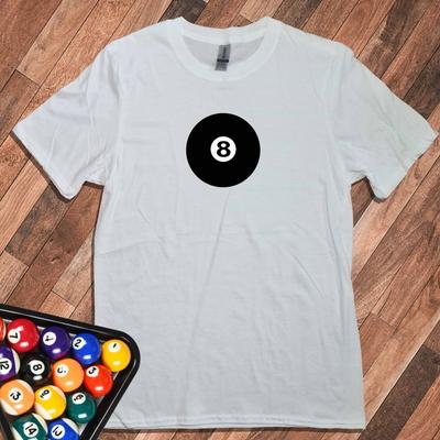 8 BALLE - T-SHIRT (Queue de billard snooker billard marque Gildan 40 oz argot drogues) T-shirts unisexes