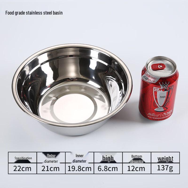 

304 Stainless Steel 22cm Rectangular Flat Plates (10-Pack)