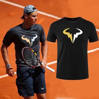 Nadal Tennis with A Breathable Short-sleeved Sports Kovic Blouse Loose Slim Training Clothes Fitness Simple T-shirt Y2K Tops