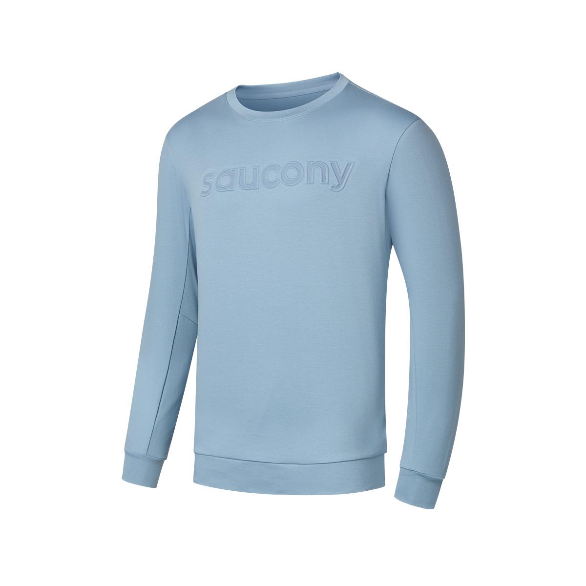 

SAUCONY Современная футболка с логотипом серии Binzhou, круглым вырезом и длинными рукавами, мужские топы SA2250SW91C-BL159 M