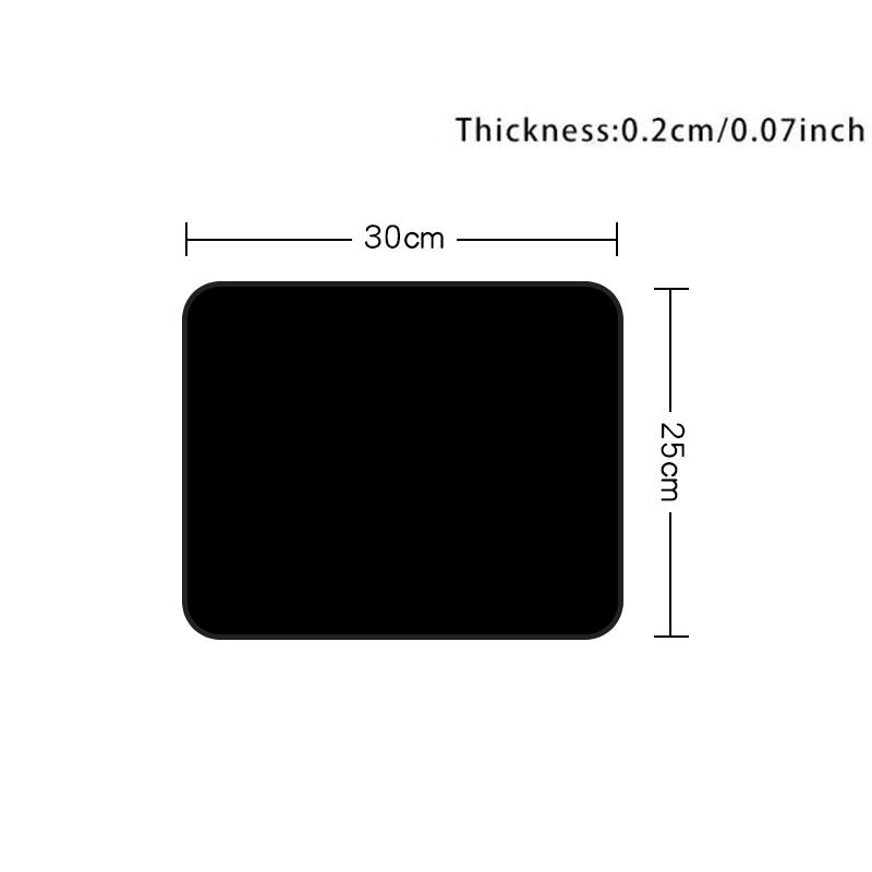 XXL Black Simple Gaming Mouse Pad Large Rubber Base Anti-slip Desk Accessories Mousepad PC Offices Gamer Keyboard Long Table Mat