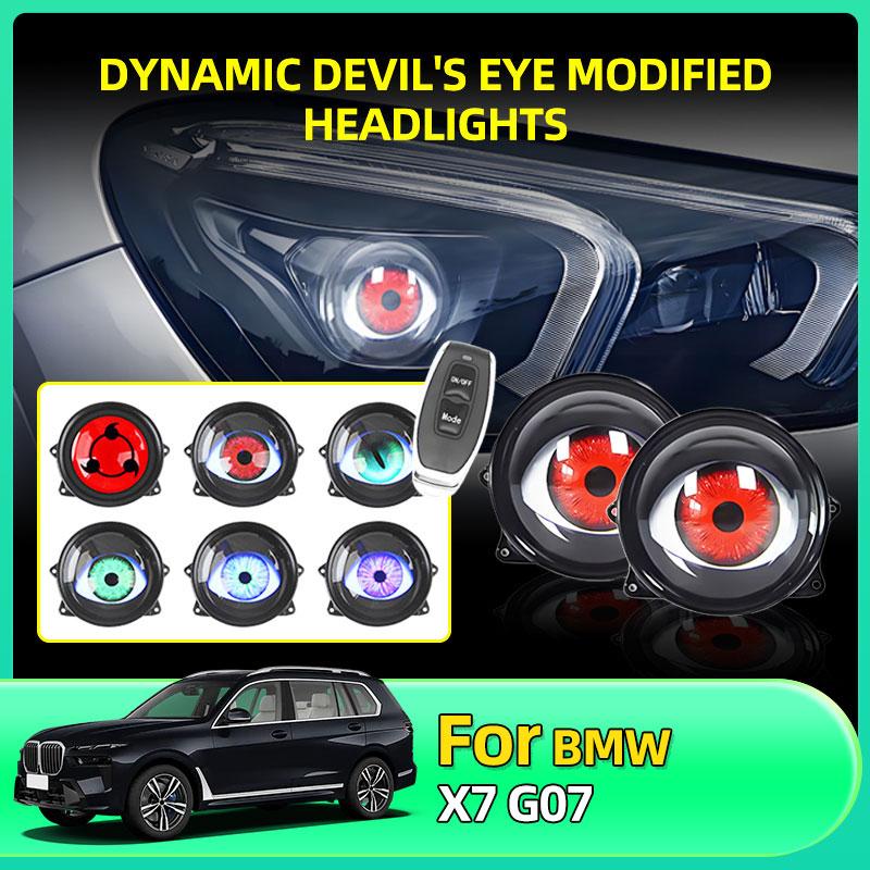 HTCZ7 For BMW X7 G07 X1 E84 F48 F49 F39 X2 F39 F47 X3 E83 F25 G01 X4 F26 G02 X5 F15 G05 X6 E71 F16 G06 Devil's Eye LED Auto Headlight