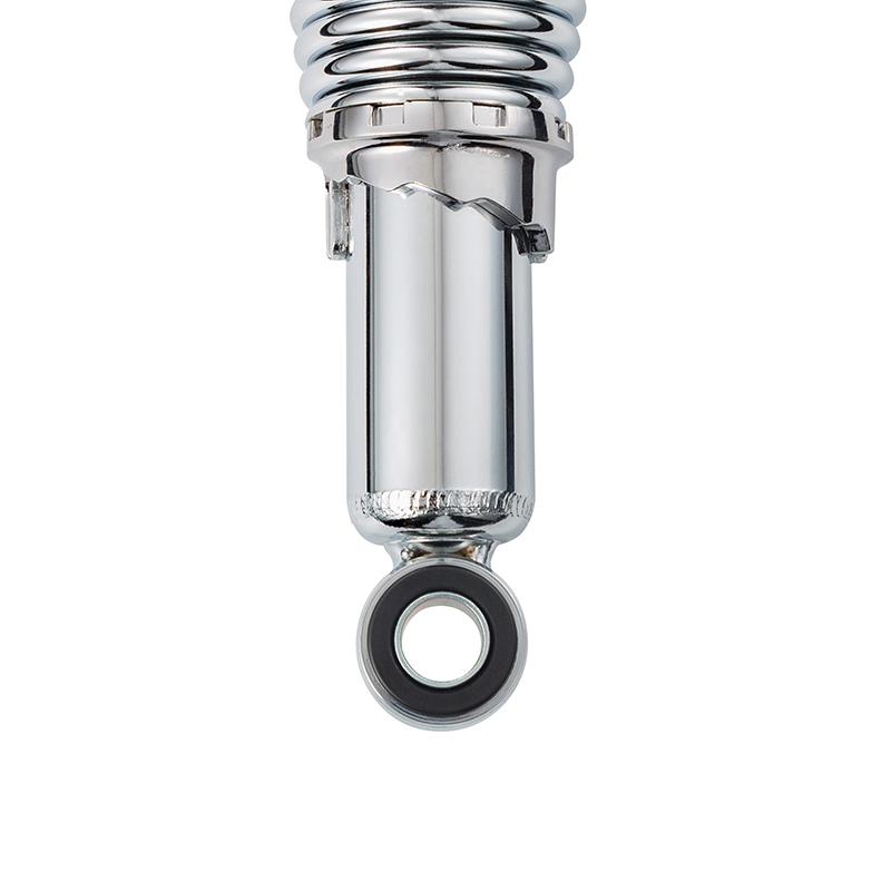 267mm Motorrad Einstellbare Stoßdämpfer Aluminium Schwarz Chrom Hinterradaufhängung Für Touring Road King Electra Glide