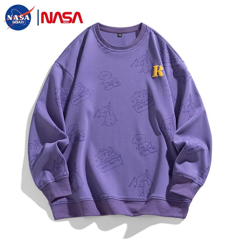 NASA NOAH Autumn/Winter Loose-Fit Round Neck Sweatshirt 3XL