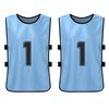 12 PCS Adults Soccer Pinnies Quick Drying Football Team Jerseys Sports Scrimmage Soccer Team