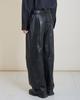 Y So Cereals New Wide Pants Leather