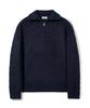 COSTUME O’CLOCK Cable Half Zip Heavy Knit Pullover 8 Color Cooskt069