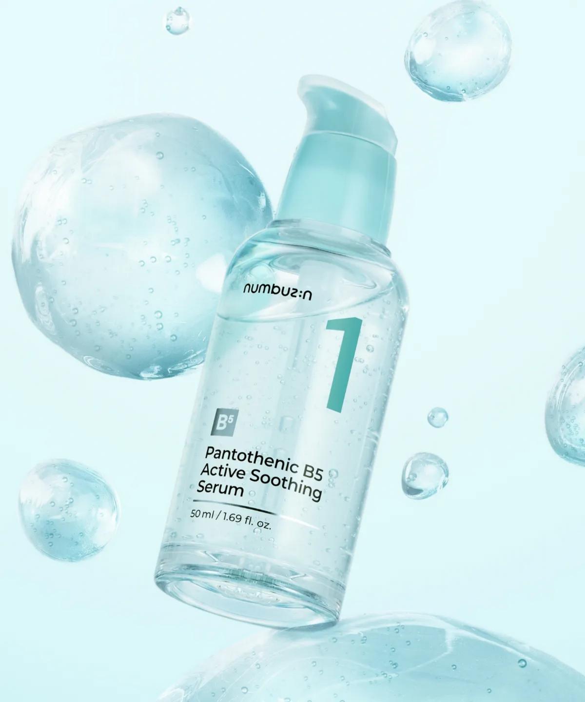 

NUMBUZIN Сыворотка №1 с пантотеновой кислотой B5 для активного успокоения 50 мл – Формула B5 для быстрого успокоения и балансировки жирности