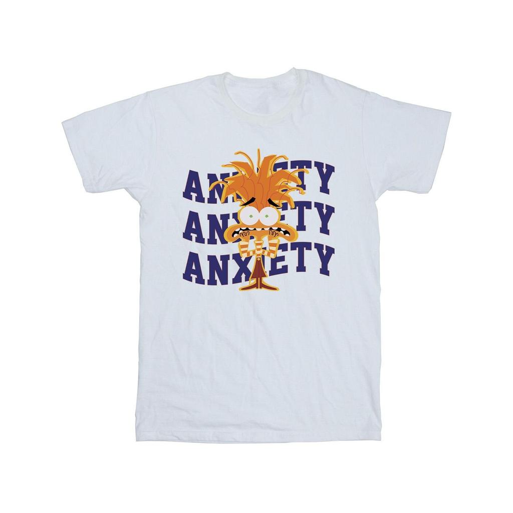 Inside Out 2 Girls Anxiety Cotton T-Shirt
