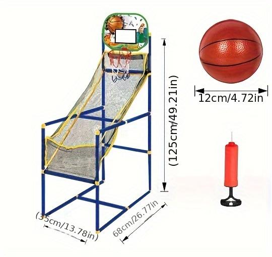 Máquina de tiro de basquete interna Conjunto de jogo de basquete de arcade portátil Conjunto de jogo esportivo Treinamento de basquete