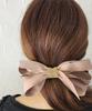 Racoha Layered Beige Big Ribbon Hairpin