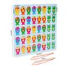 Magnetic Wooden Montessori Multifunctional Matching Board Digital Alphabet Cognition Puzzle Preschool Learning Educational Toys
