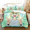 3d Anime Kawai Young Girls Amano Pikame Beding Set Printed With Pilowcase Bed Soft Duvet Cover Soft Single Double Quen Super King-Sized Dimensionsd