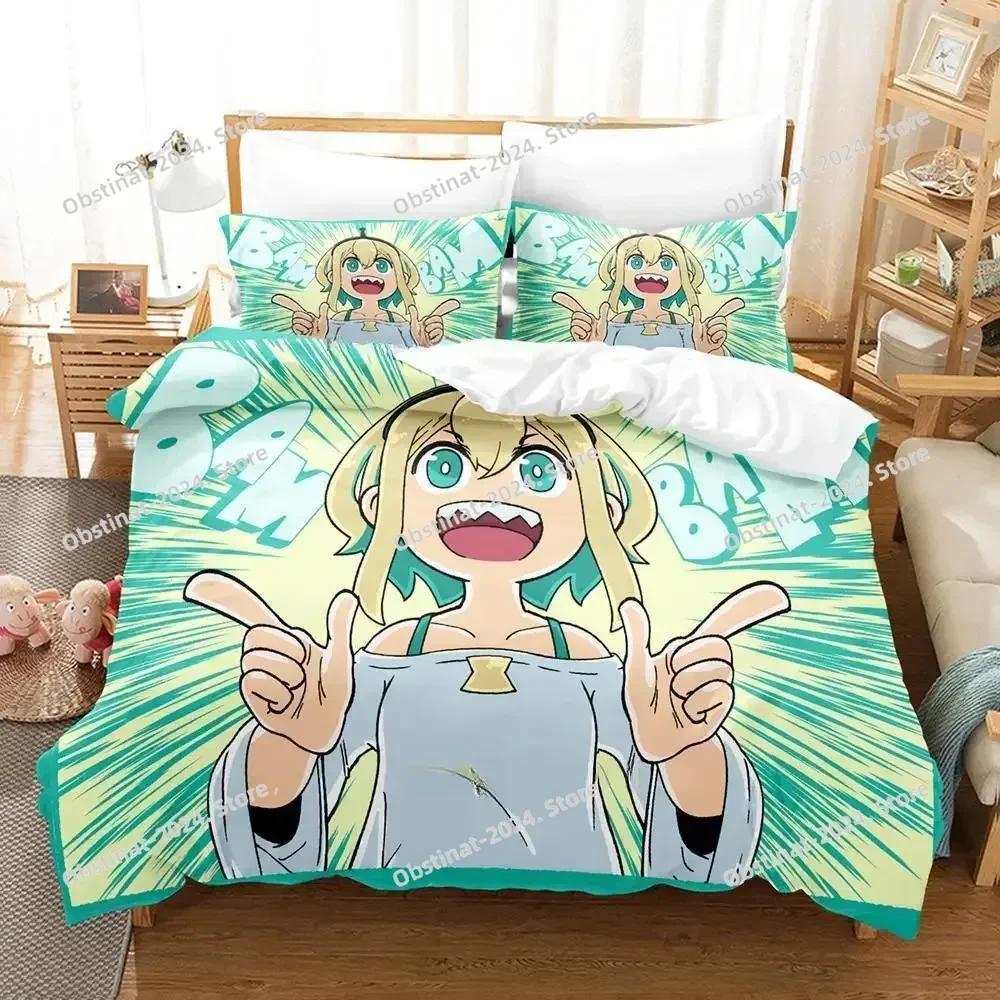 3d Anime Kawai Young Girls Amano Pikame Beding Set Printed With Pilowcase Bed Soft Duvet Cover Soft Single Double Quen Super King-Sized Dimensionsd