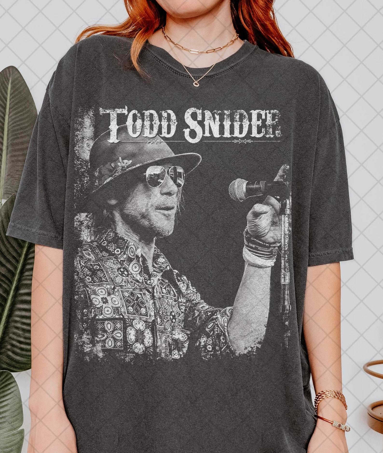Comfort Colors RIP Todd Snider Vintage Graphic Tee T shirt, Retro Music Singer T shirt, Distressed Concert Style 3XL