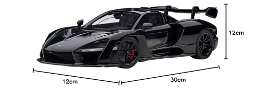 AUTOart 1/18 Scale McLaren Senna Black Finished Model 76076