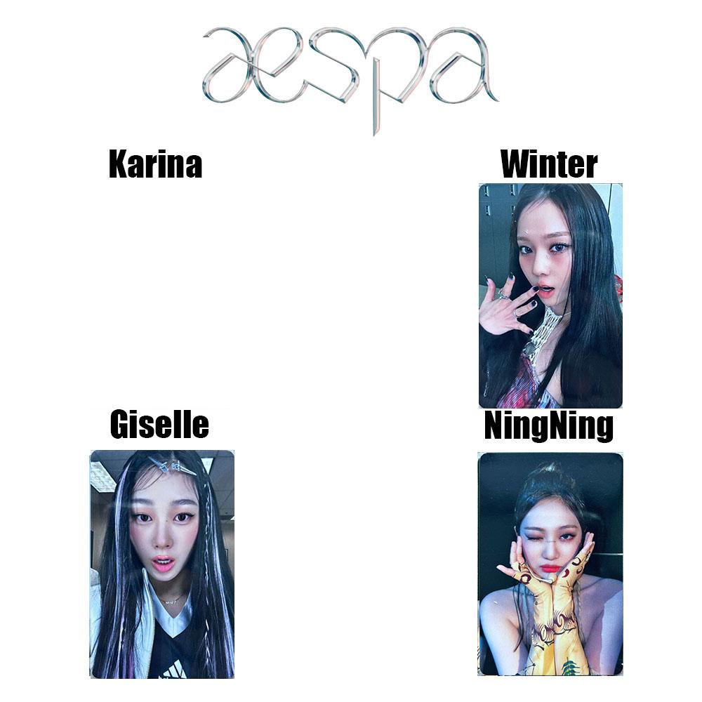 

Aespa Мой Мир Версия. Фотокарточка Withmuu Lucky Draw