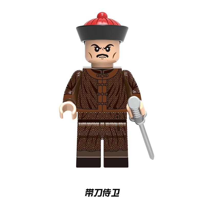 Product Xinhong X0329 Ancient Chinese Series Of Civil And Military Officers And Soldiers Children'S Figurine Assembled Building Block Toys