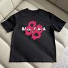 New B Heavy 100 Cotton Shortsleeved Tshirts For Unisex And Unisex Summer Fashion Brand Foreign Style Light Luxury Clothes