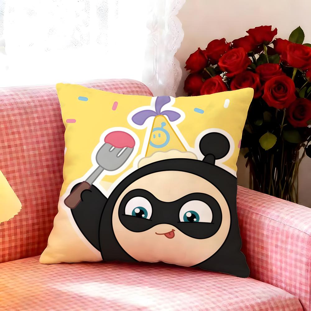 Fun Game Eggy PartyY Cushion Cover Premium Soft Pillowcase SkinFriendly Breathable MultiPurpose for Home Office Travel