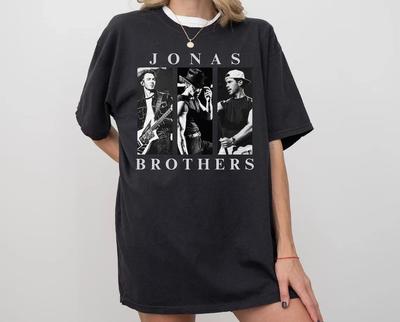 Maglietta Vintage Concerto Jonas Brothers Tour 2025 Merchandising Fan Maglietta Jonas Brothers T-Shirt Unisex