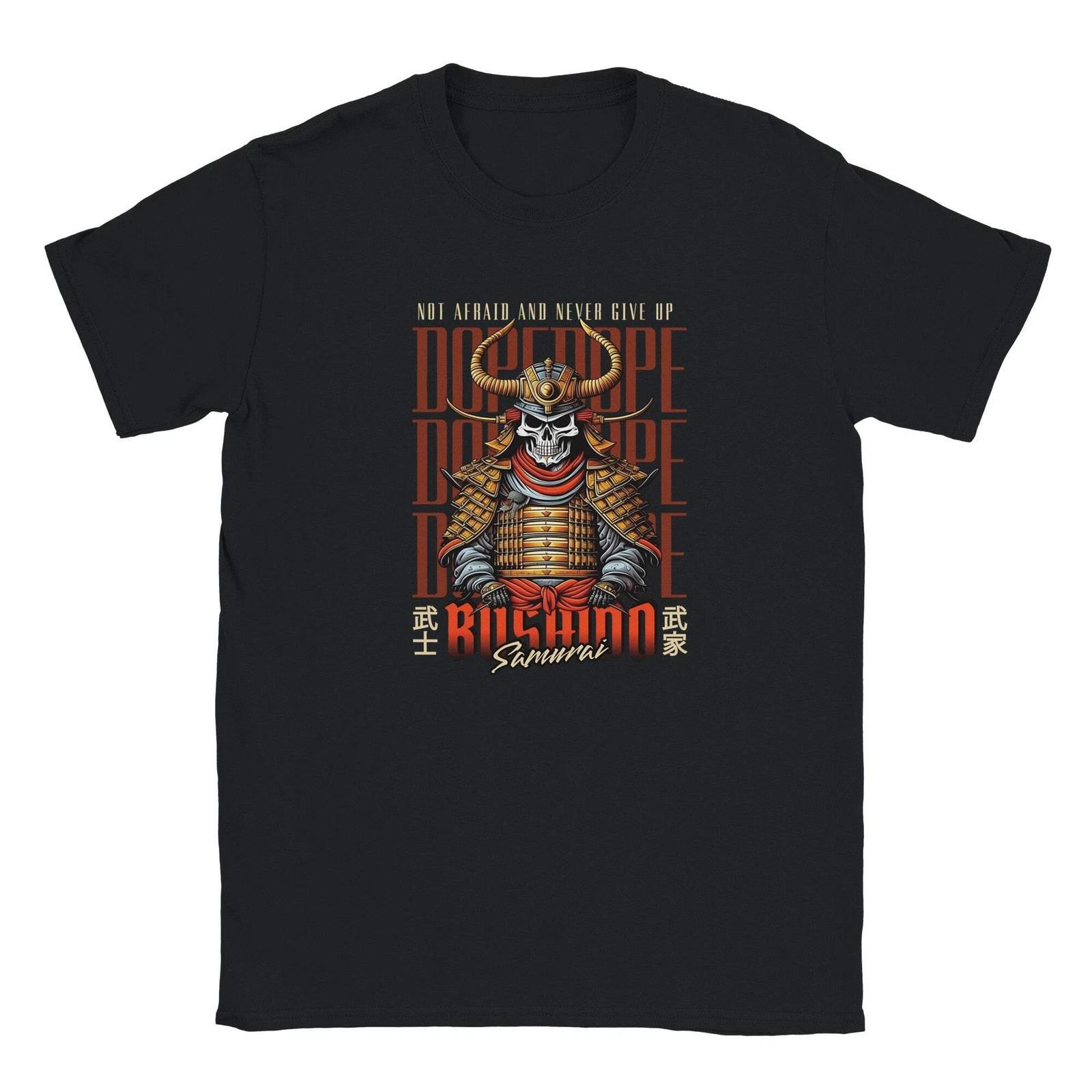 Bushido Samurai T-Shirt | Soft Feel Japanese Warrior Tee L