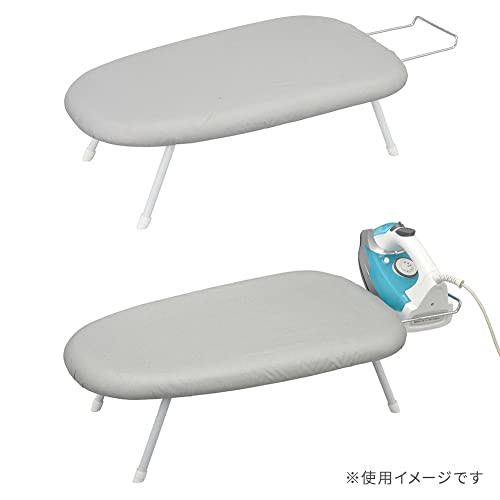 OHM Electric Ironing Board, Steam Ironing Board, Aluminum Coated, Foldable, with Iron Stand, KAJ-IDT60BS (08-3297)