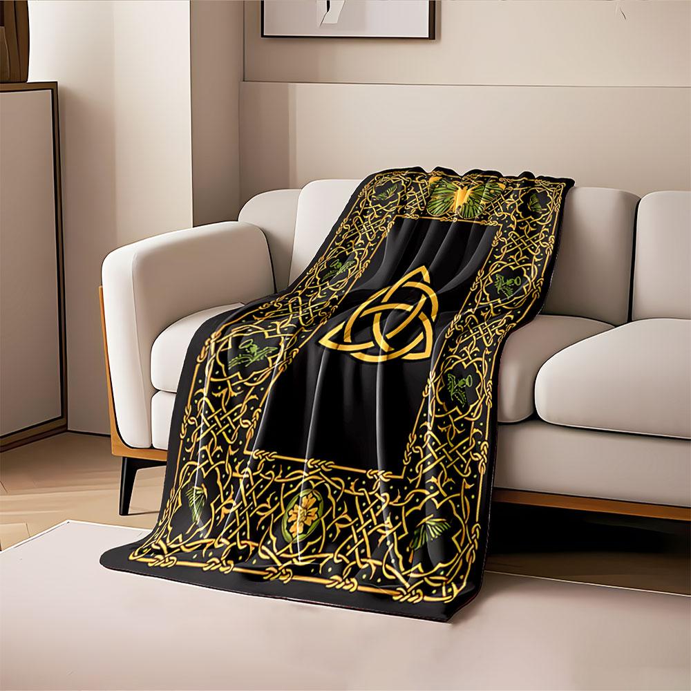 Celtic Knot Design Blanket for All Seasons Blanket Lunch Break Throw Gift